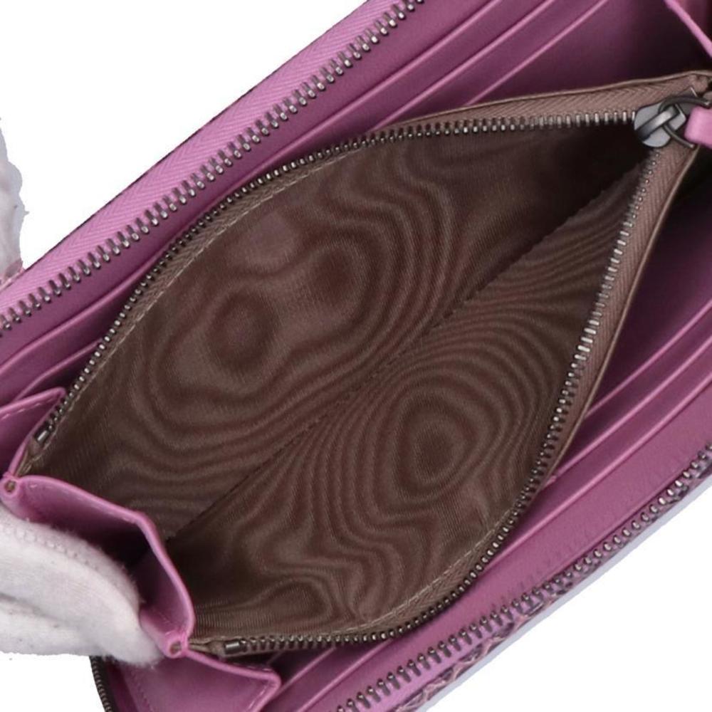 Bottega Veneta Wallet Python Long Purple Zip Intr… - image 6
